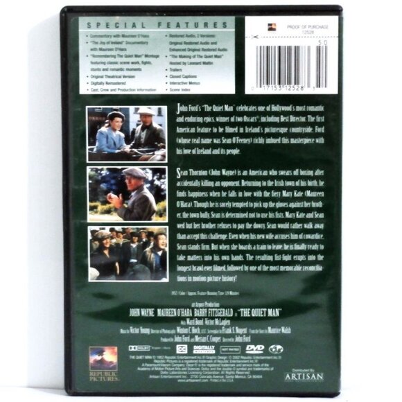 THE QUIET MAN COLLECTOR'S EDITION DVD John Wayne, Maureen O'Hara - Picture 2 of 5